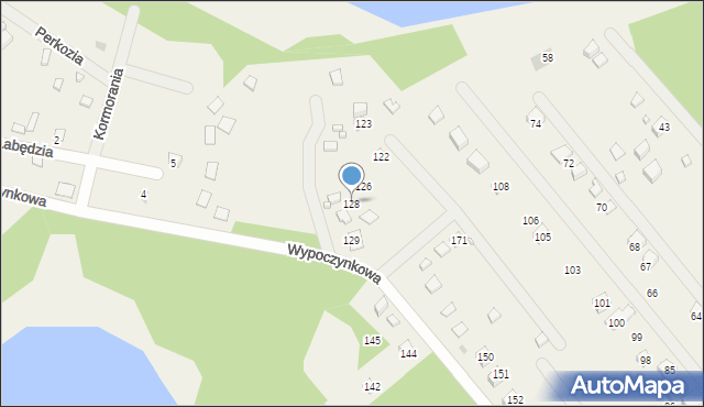 Dominice, Wypoczynkowa, 128, mapa Dominice