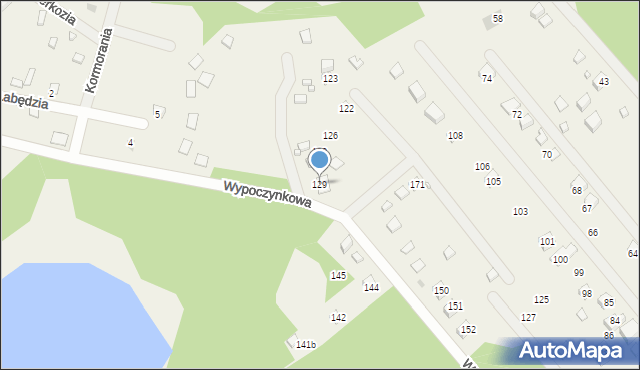 Dominice, Wypoczynkowa, 129, mapa Dominice