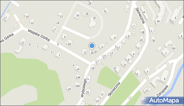 Duszniki-Zdrój, Wybickiego Józefa, gen., 10, mapa Duszniki-Zdrój