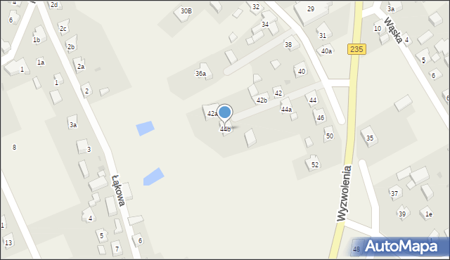 Dziemiany, Wyzwolenia, 44b, mapa Dziemiany