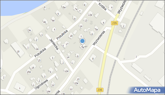 Dziemiany, Wyzwolenia, 7a, mapa Dziemiany