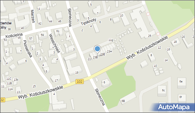 Dziwnów, Wybrzeże Kościuszkowskie, 23C, mapa Dziwnów