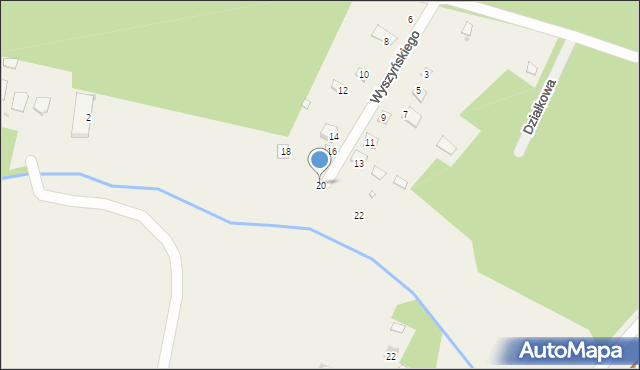 Gaj, Wyszyńskiego Stefana, ks. kard., 20, mapa Gaj