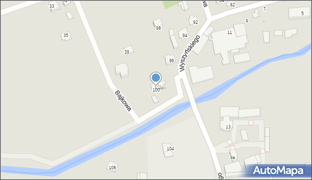 Garwolin, Wyszyńskiego Stefana, ks. kard., 100, mapa Garwolin