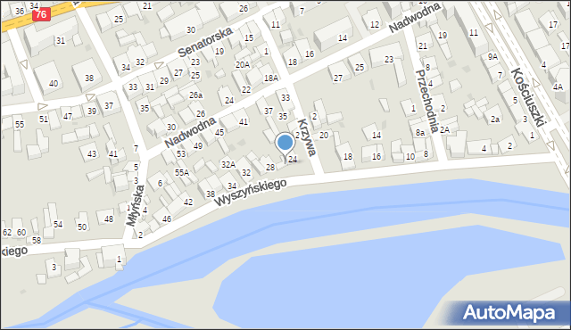 Garwolin, Wyszyńskiego Stefana, ks. kard., 26, mapa Garwolin