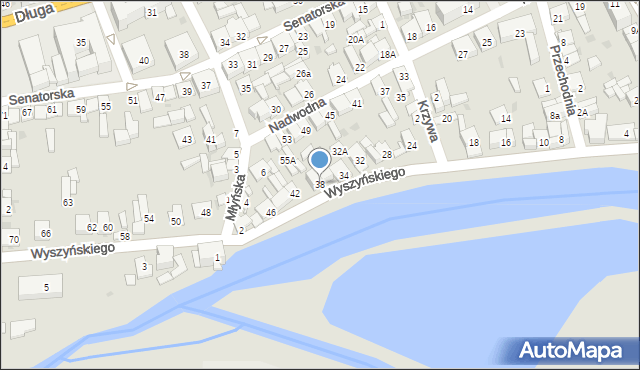 Garwolin, Wyszyńskiego Stefana, ks. kard., 38, mapa Garwolin