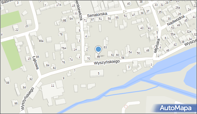 Garwolin, Wyszyńskiego Stefana, ks. kard., 66, mapa Garwolin