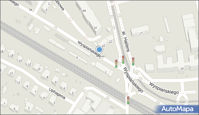 Gdańsk, Wyspiańskiego Stanisława, 1, mapa Gdańska