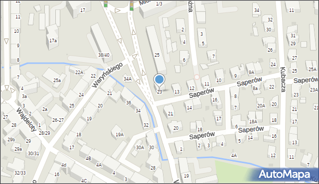 Gdańsk, Wyspiańskiego Stanisława, 23, mapa Gdańska