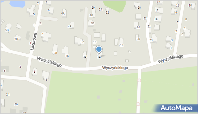 Gdynia, Wyszyńskiego Stefana, ks. kard., 14, mapa Gdyni