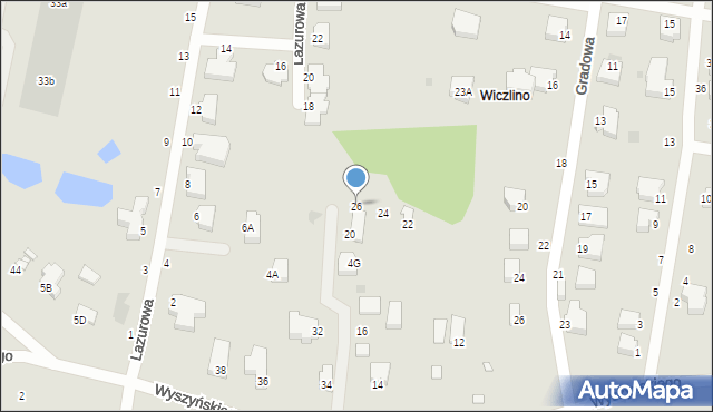 Gdynia, Wyszyńskiego Stefana, ks. kard., 26, mapa Gdyni