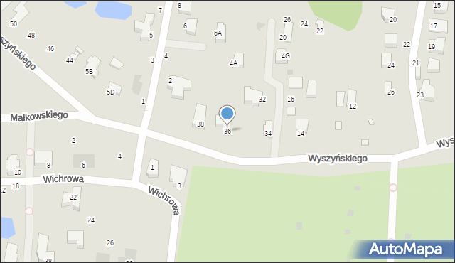 Gdynia, Wyszyńskiego Stefana, ks. kard., 36, mapa Gdyni