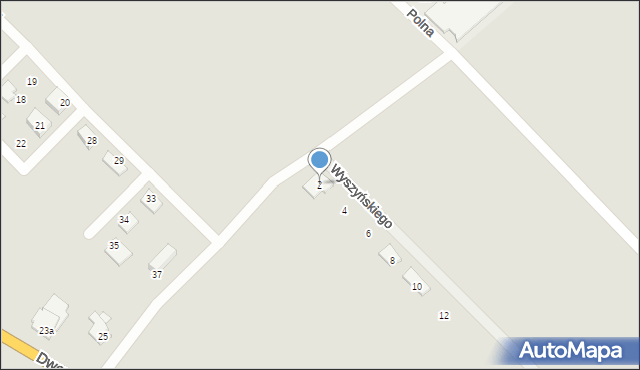 Głogówek, Wyszyńskiego Stefana, ks. kard., 2, mapa Głogówek