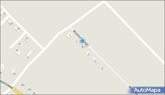 Głogówek, Wyszyńskiego Stefana, ks. kard., 6, mapa Głogówek