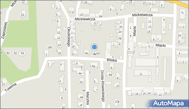 Głuchołazy, Wyspiańskiego Stanisława, 4a, mapa Głuchołazy