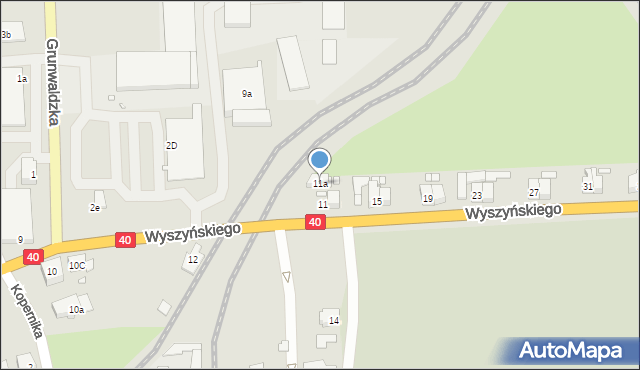 Głuchołazy, Wyszyńskiego Stefana, ks. prym. kard., 11a, mapa Głuchołazy