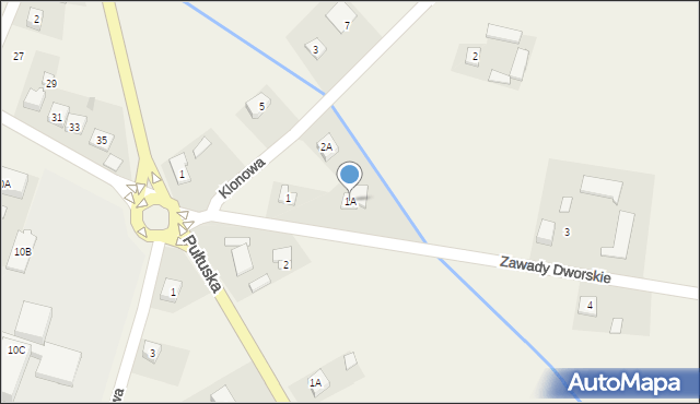 Gołymin-Ośrodek, Wyzwolenia, 1A, mapa Gołymin-Ośrodek