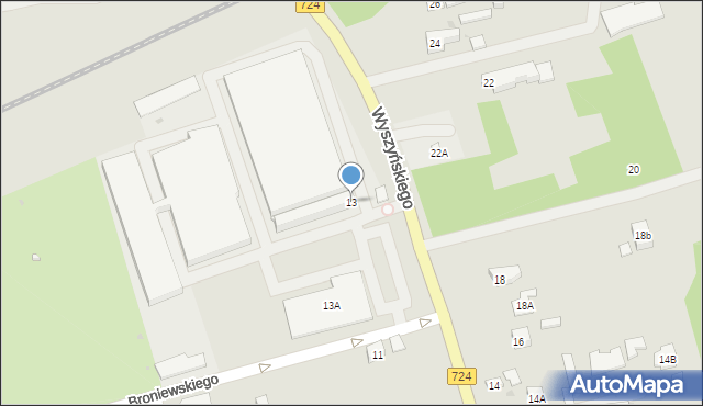 Góra Kalwaria, Wyszyńskiego Stefana, ks. kard., 13, mapa Góra Kalwaria