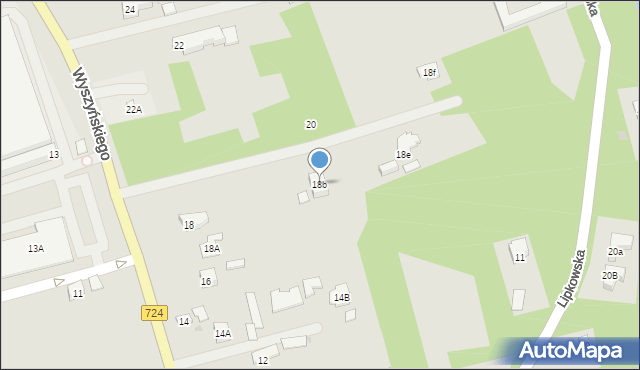 Góra Kalwaria, Wyszyńskiego Stefana, ks. kard., 18b, mapa Góra Kalwaria