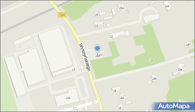 Góra Kalwaria, Wyszyńskiego Stefana, ks. kard., 22A, mapa Góra Kalwaria