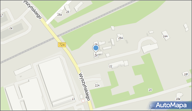 Góra Kalwaria, Wyszyńskiego Stefana, ks. kard., 24, mapa Góra Kalwaria