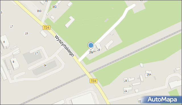 Góra Kalwaria, Wyszyńskiego Stefana, ks. kard., 28a, mapa Góra Kalwaria