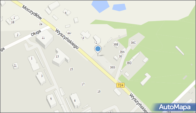 Góra Kalwaria, Wyszyńskiego Stefana, ks. kard., 36h, mapa Góra Kalwaria