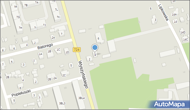 Góra Kalwaria, Wyszyńskiego Stefana, ks. kard., 4, mapa Góra Kalwaria