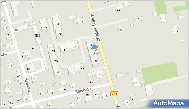 Góra Kalwaria, Wyszyńskiego Stefana, ks. kard., 7L, mapa Góra Kalwaria