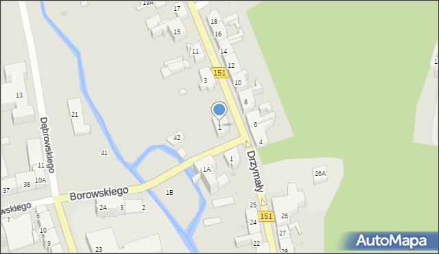 Gorzów Wielkopolski, Wyszyńskiego Stefana, ks. kard., 1, mapa Gorzów Wielkopolski