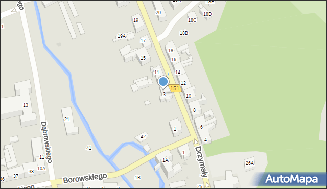 Gorzów Wielkopolski, Wyszyńskiego Stefana, ks. kard., 3, mapa Gorzów Wielkopolski