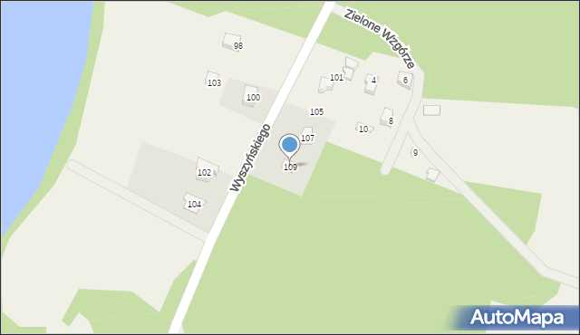 Gowidlino, Wyszyńskiego Stefana, ks. prym. kard., 109, mapa Gowidlino