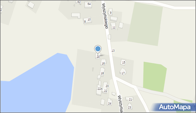 Gowidlino, Wyszyńskiego Stefana, ks. prym. kard., 14, mapa Gowidlino