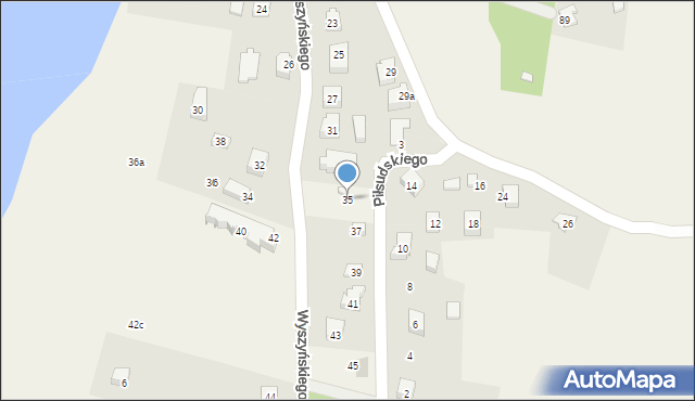 Gowidlino, Wyszyńskiego Stefana, ks. prym. kard., 35, mapa Gowidlino