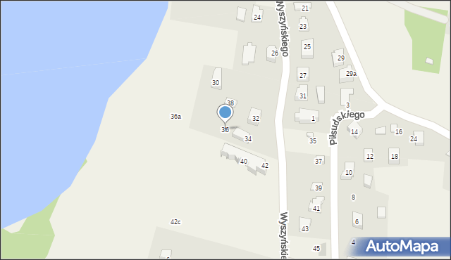 Gowidlino, Wyszyńskiego Stefana, ks. prym. kard., 36, mapa Gowidlino