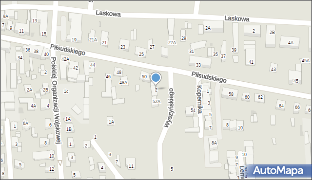 Grójec, Wyszyńskiego Stefana, ks. kard., 2, mapa Grójec