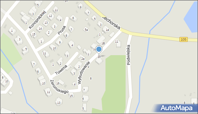 Gryfice, Wybudowanie, 10, mapa Gryfice