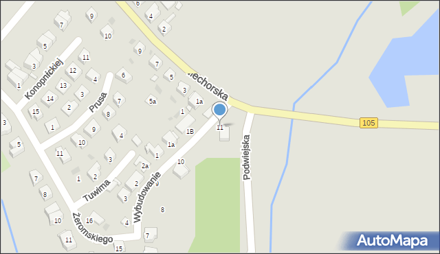 Gryfice, Wybudowanie, 11, mapa Gryfice