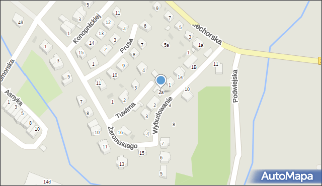 Gryfice, Wybudowanie, 2a, mapa Gryfice