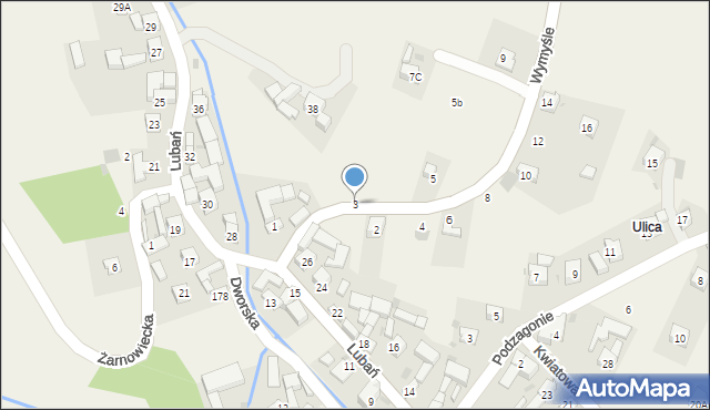 Grywałd, Wymyśle, 3, mapa Grywałd