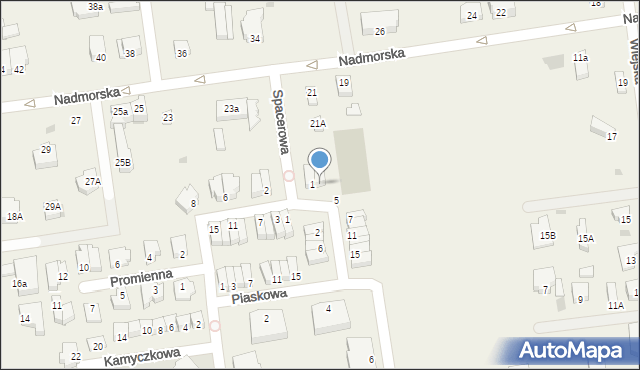 Grzybowo, Wydmowa, 3, mapa Grzybowo