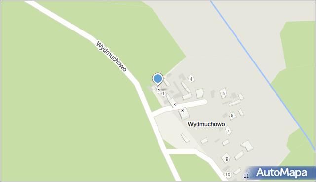 Hajnówka, Wydmuchowo, 2, mapa Hajnówka