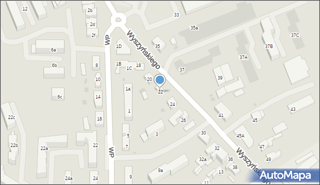 Iława, Wyszyńskiego Stefana, ks. kard., 22, mapa Iława