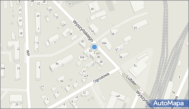 Iława, Wyszyńskiego Stefana, ks. kard., 34, mapa Iława