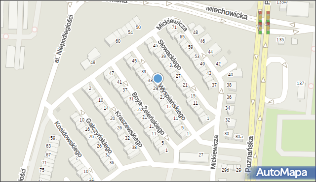 Inowrocław, Wyspiańskiego Stanisława, 27, mapa Inowrocławia