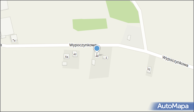 Jabłonna, Wypoczynkowa, 4a, mapa Jabłonna