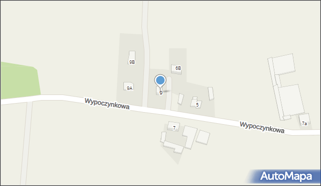 Jabłonna, Wypoczynkowa, 9, mapa Jabłonna