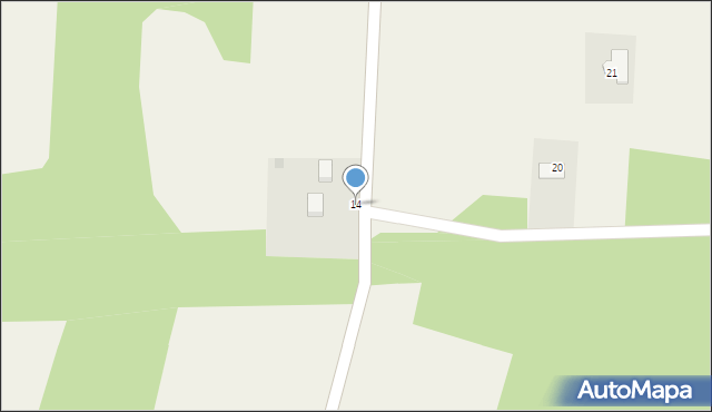 Janaszówek, Wyjazd, 14, mapa Janaszówek