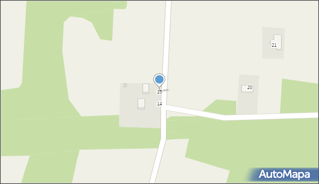Janaszówek, Wyjazd, 15, mapa Janaszówek