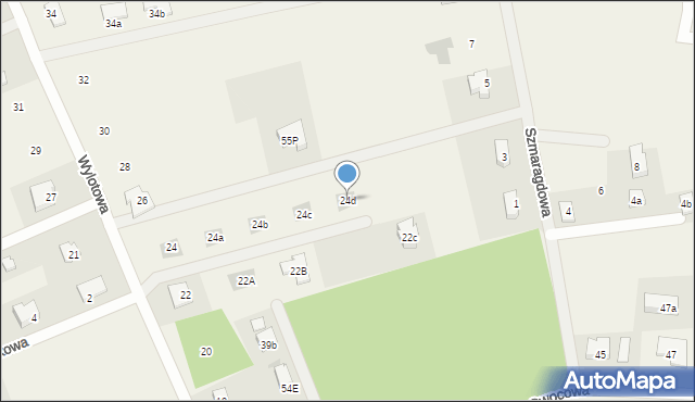 Janczewo, Wylotowa, 24d, mapa Janczewo